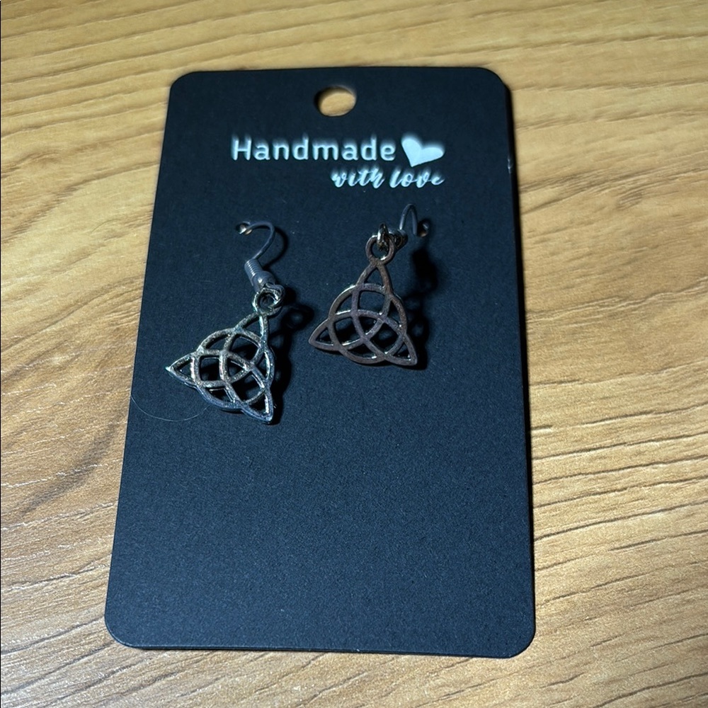 Handmade Silver Celtic Knot Earrings